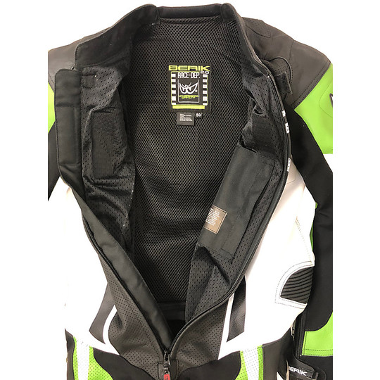 Berik 2.0 Whole Leather Professional Motorcycle Suit Ls1-181327-BK Black Green