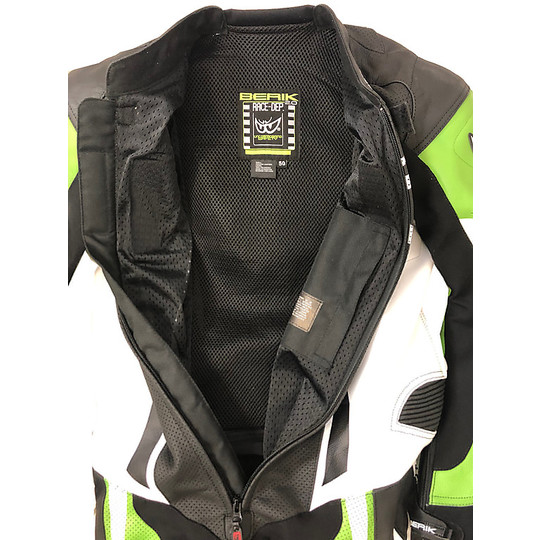 Berik 2.0 Whole Leather Professional Motorcycle Suit Ls1-181327-BK Black Red Fluo Yellow