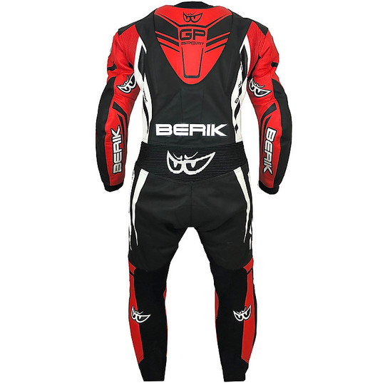 Berik 2.0 Whole Leather Professional Motorcycle Suit Ls1-181327-BK Black Red