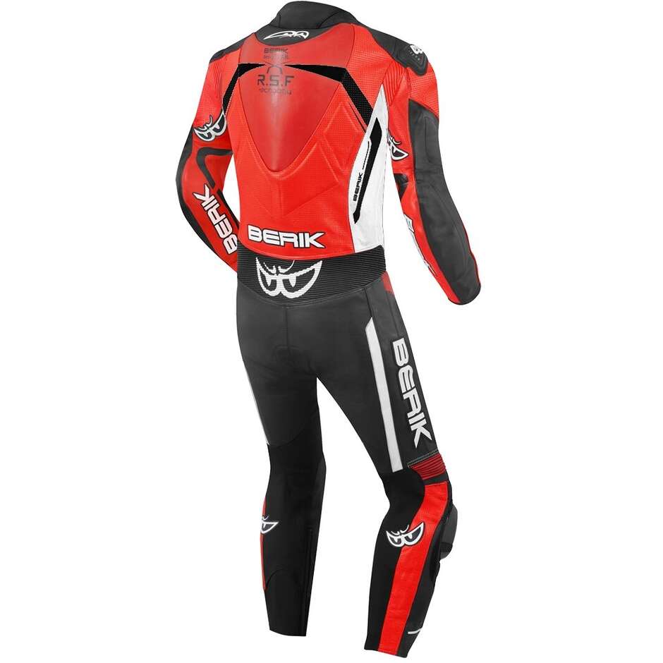 Berik 2.0 Whole Leather Professional Motorcycle Suit Ls1-191315 Black Red