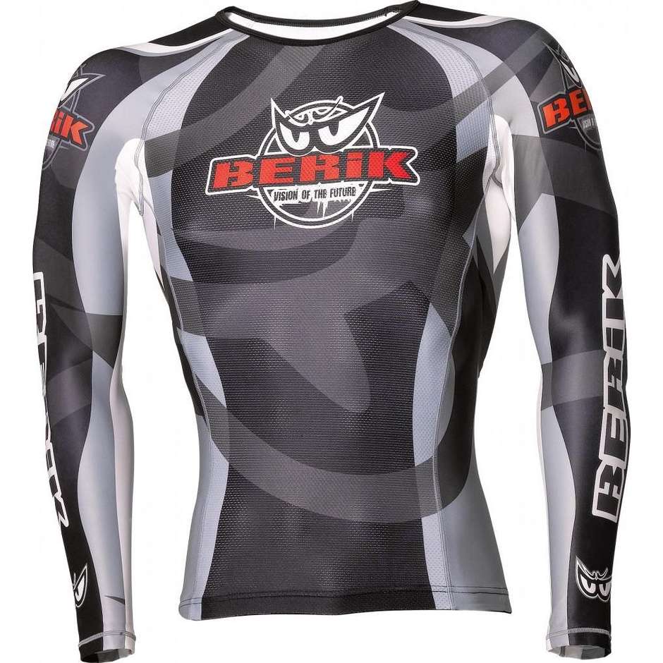 Berik 8664 Chemise de moto sous-vêtements techniques gris noir