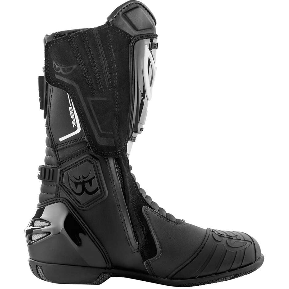 Berik Donington 1563-BK Schwarze Racing-Motorradstiefel