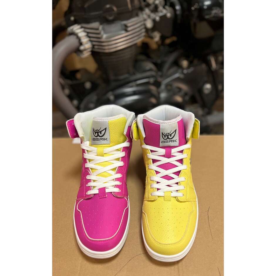 Berik J1 Bicolor Lila Gelb Freizeitschuhe