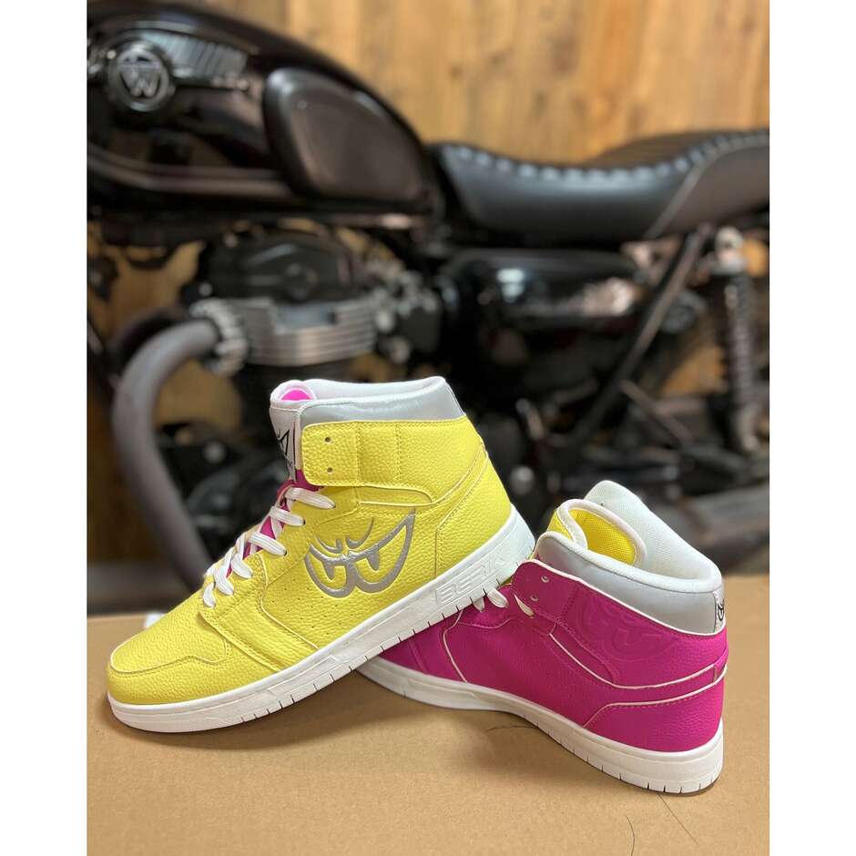 Berik J1 Bicolor Lila Gelb Freizeitschuhe