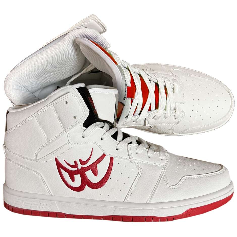 Berik J1 Bicolor White Red Eye Casual Shoes