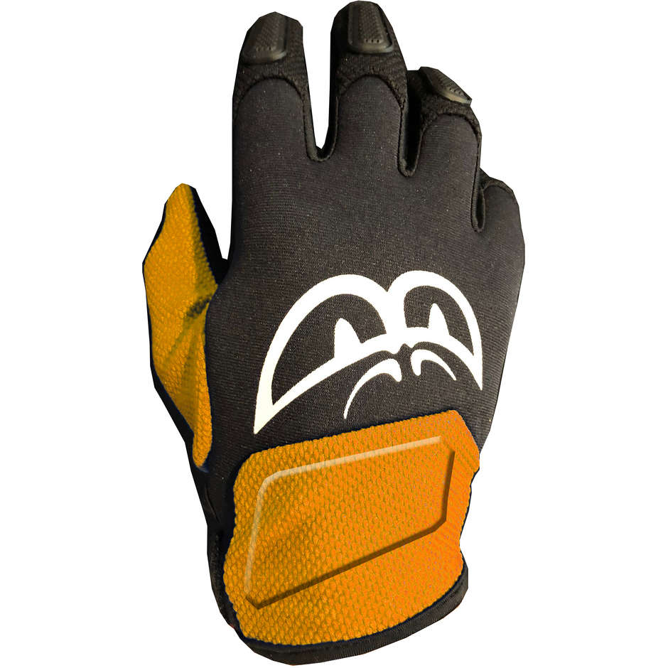 Berik MX Classic Cross Enduro motorcycle gloves Black Orange