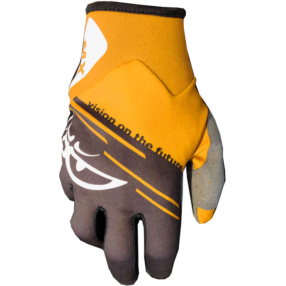 Berik MX-Pro Orion Cross Enduro motorcycle gloves Black Orange