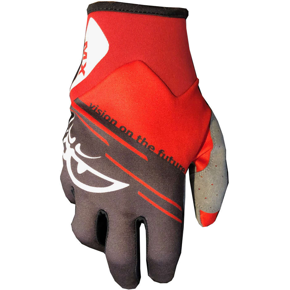 Berik MX-Pro Orion Cross Enduro motorcycle gloves Black Red