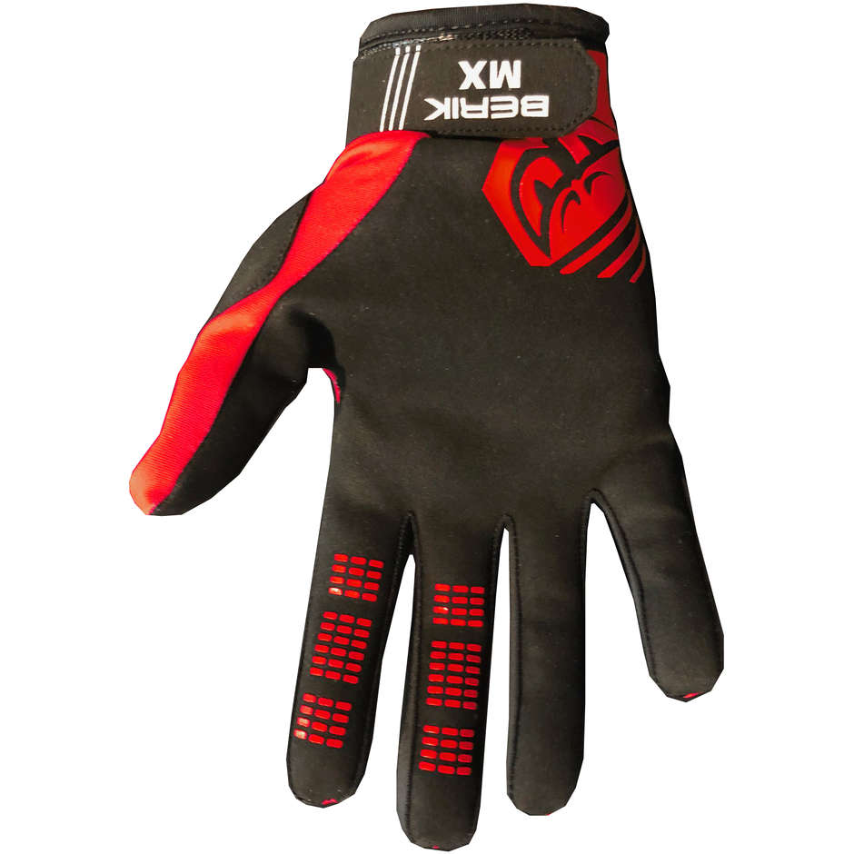 Berik MX-Pro Style One Black Red Cross Enduro motorcycle gloves