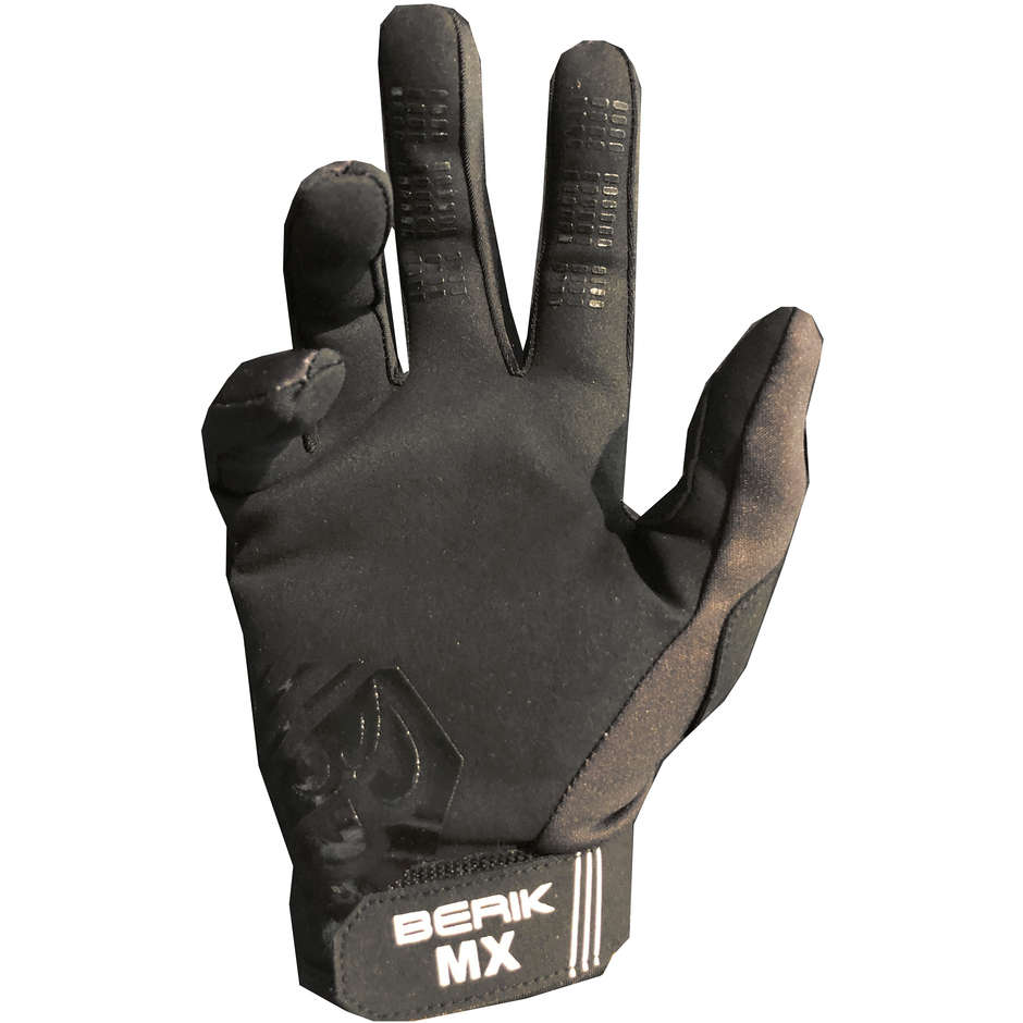 Berik MX-Pro Style One Black White Cross Enduro motorcycle gloves