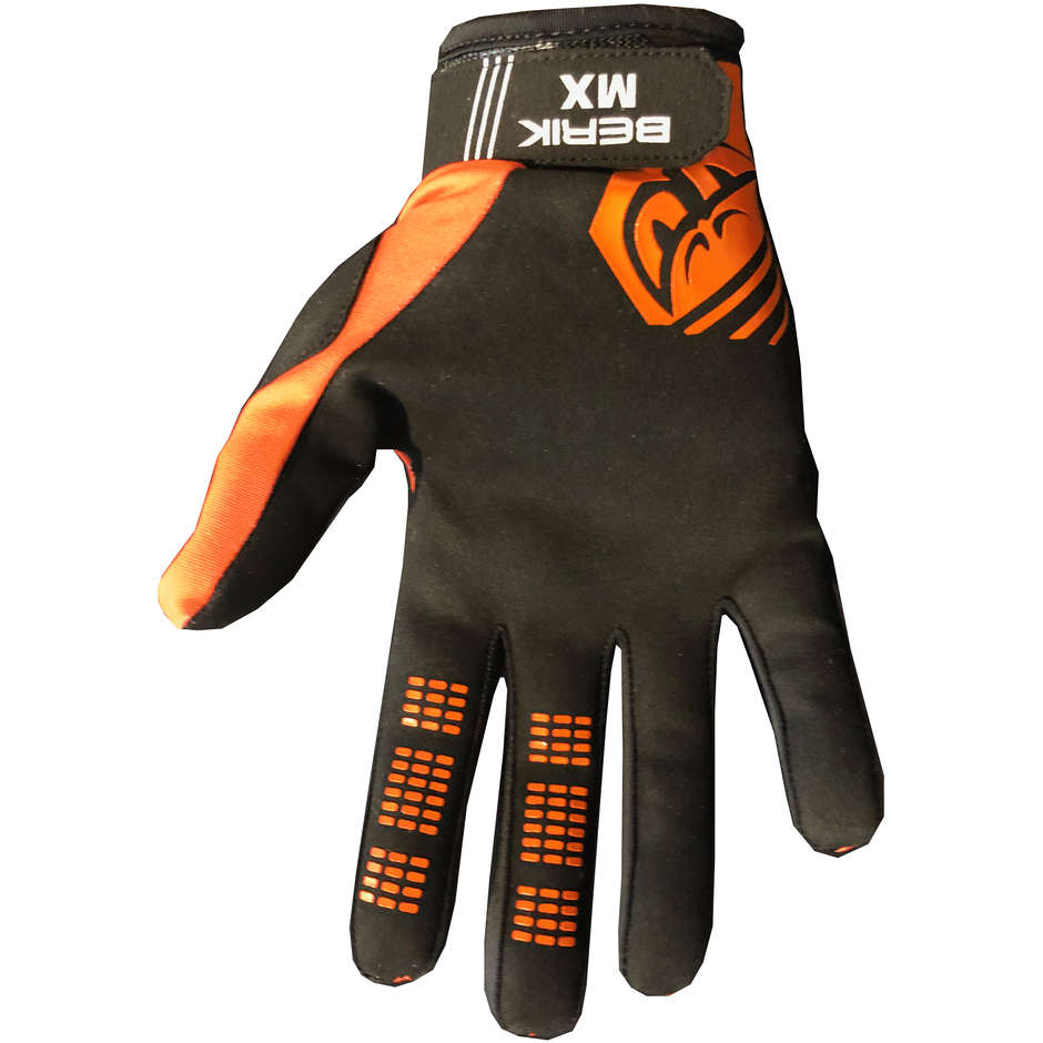 Berik MX-Pro Style One Orange Black Cross Enduro motorcycle gloves