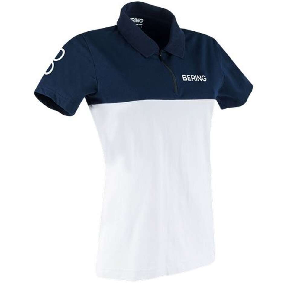 BERING 2023 LADY Women's Polo-Shirt White Navy