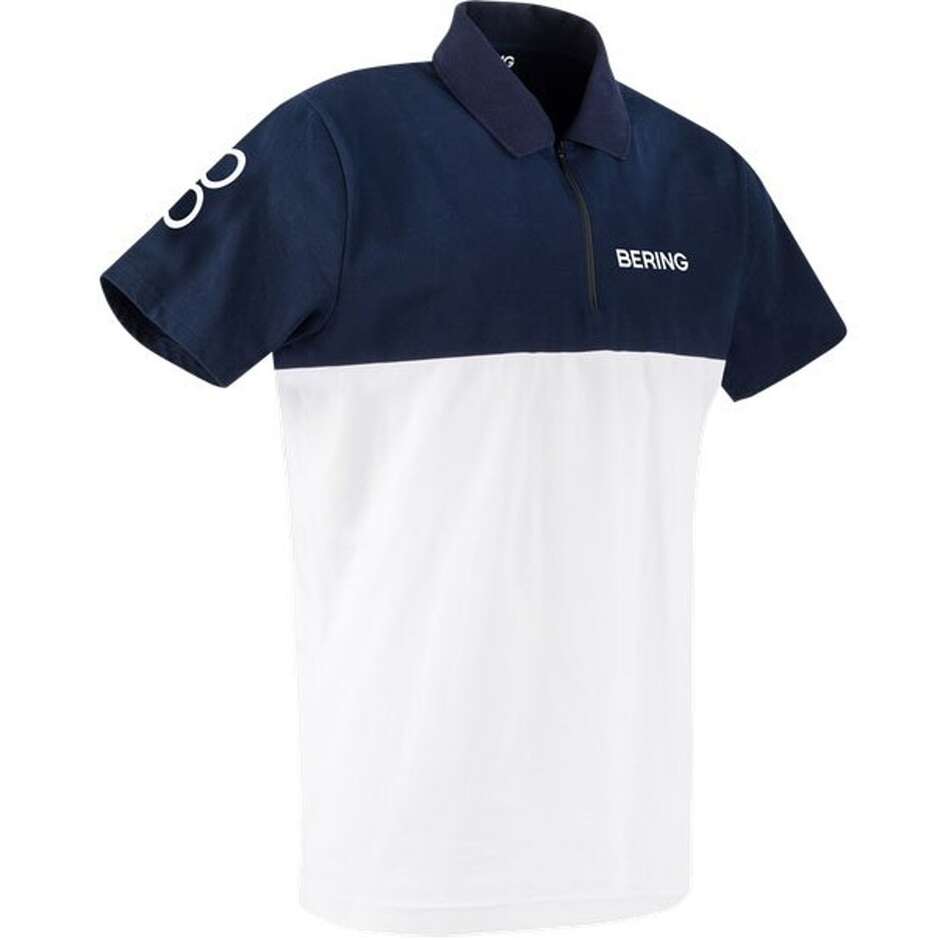 BERING 2023 Polo-Shirt White Navy