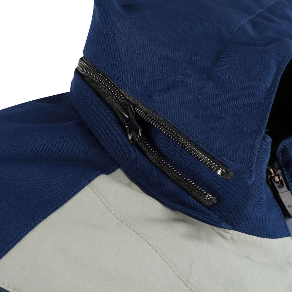 Bering AUSTRAL GTX Motorcycle Jacket Navy Grey Red Blue