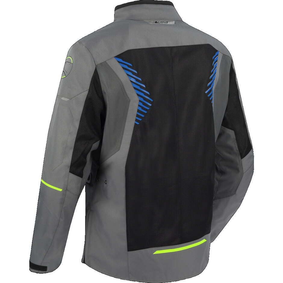 Bering BAKUNDU Motorcycle Jacket Grey Black Blue