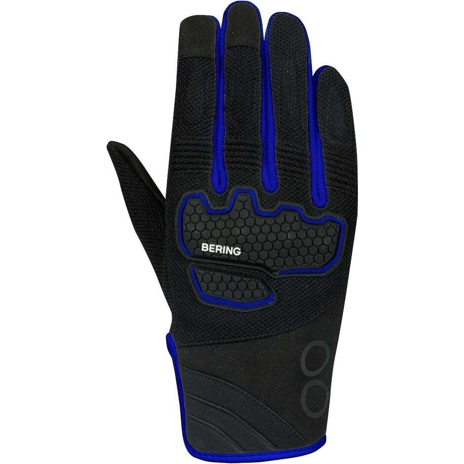 Bering BREEZE Motorcycle Gloves Black Blue