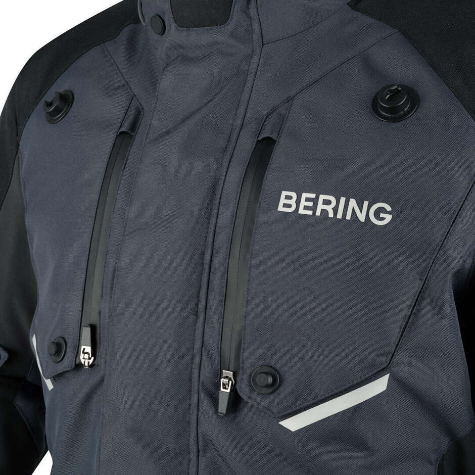 Bering CALGARY Motorradjacke Schwarz Grau