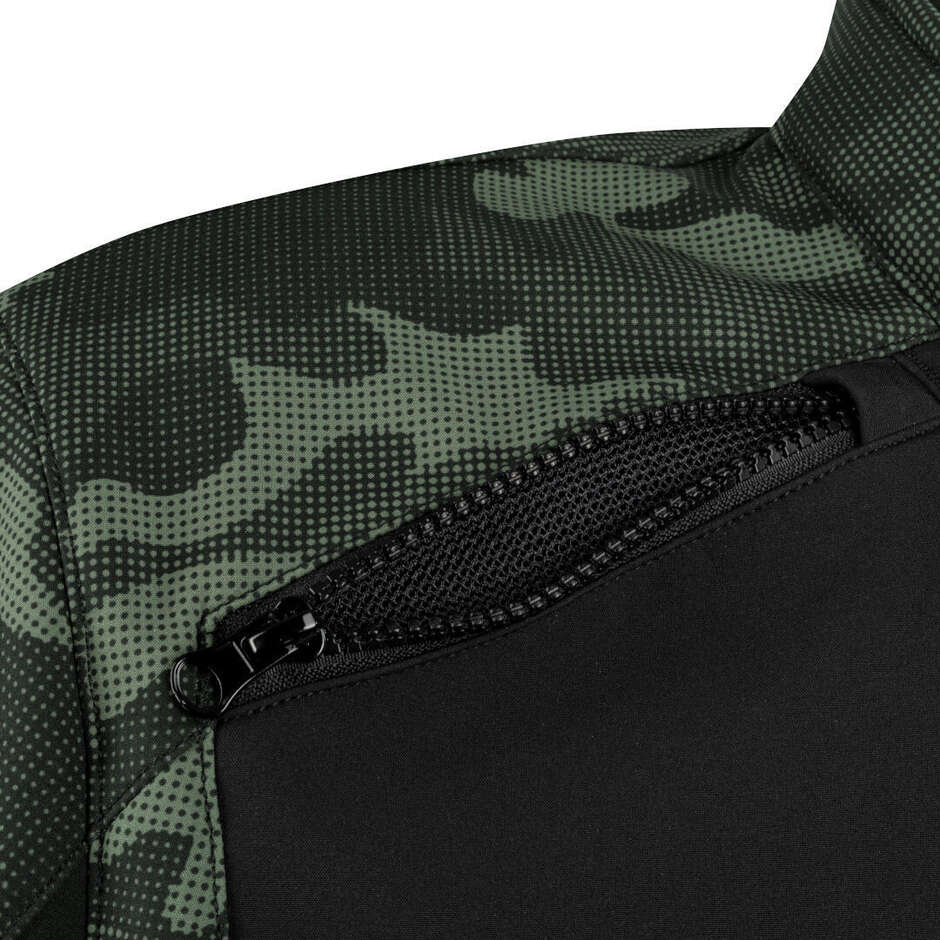 Bering DAVIS King Size Black Camo Motorcycle Jacket