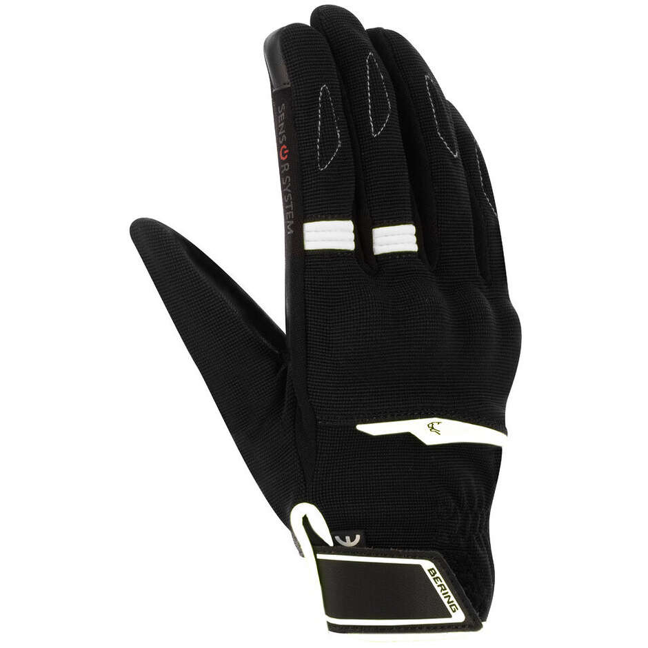 Bering FLETCHER EVO Motorcycle Gloves Black White