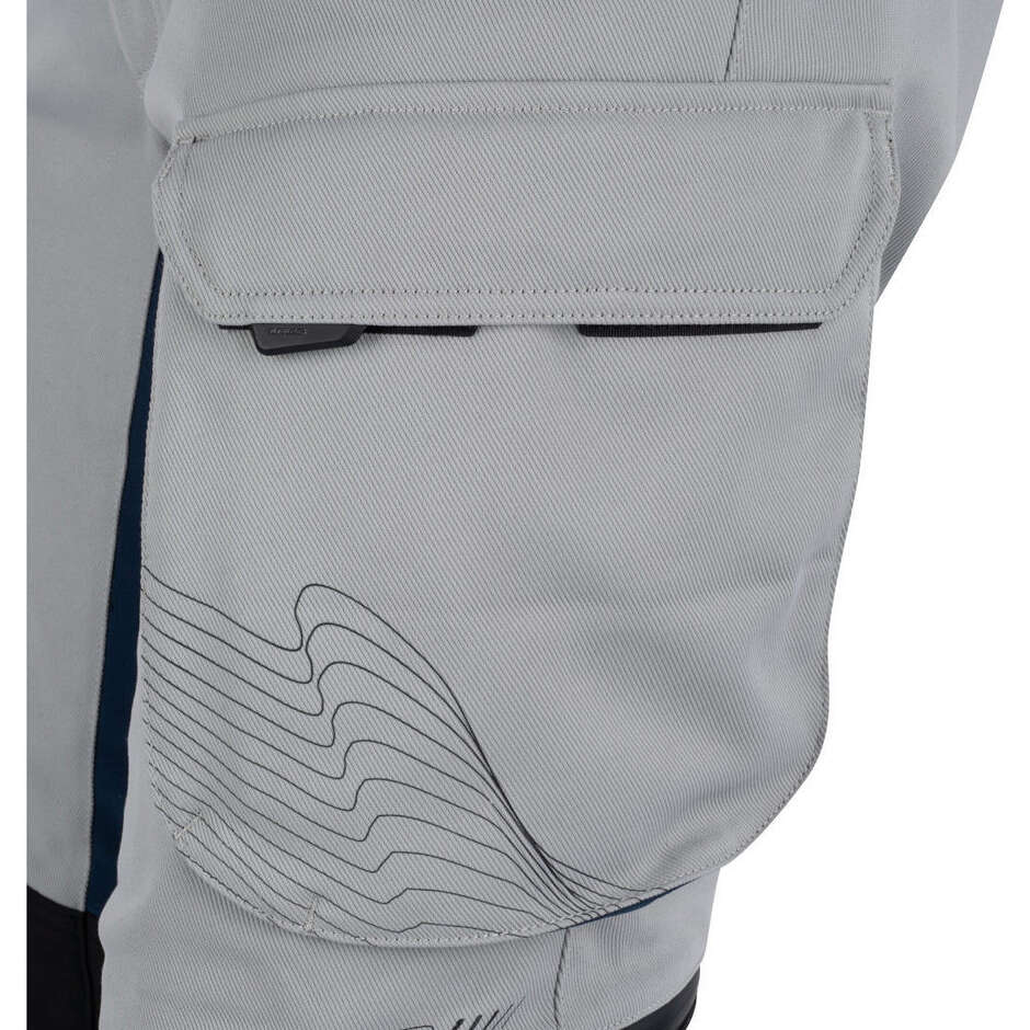Bering FREEWAY Motorradhose Grau Marine