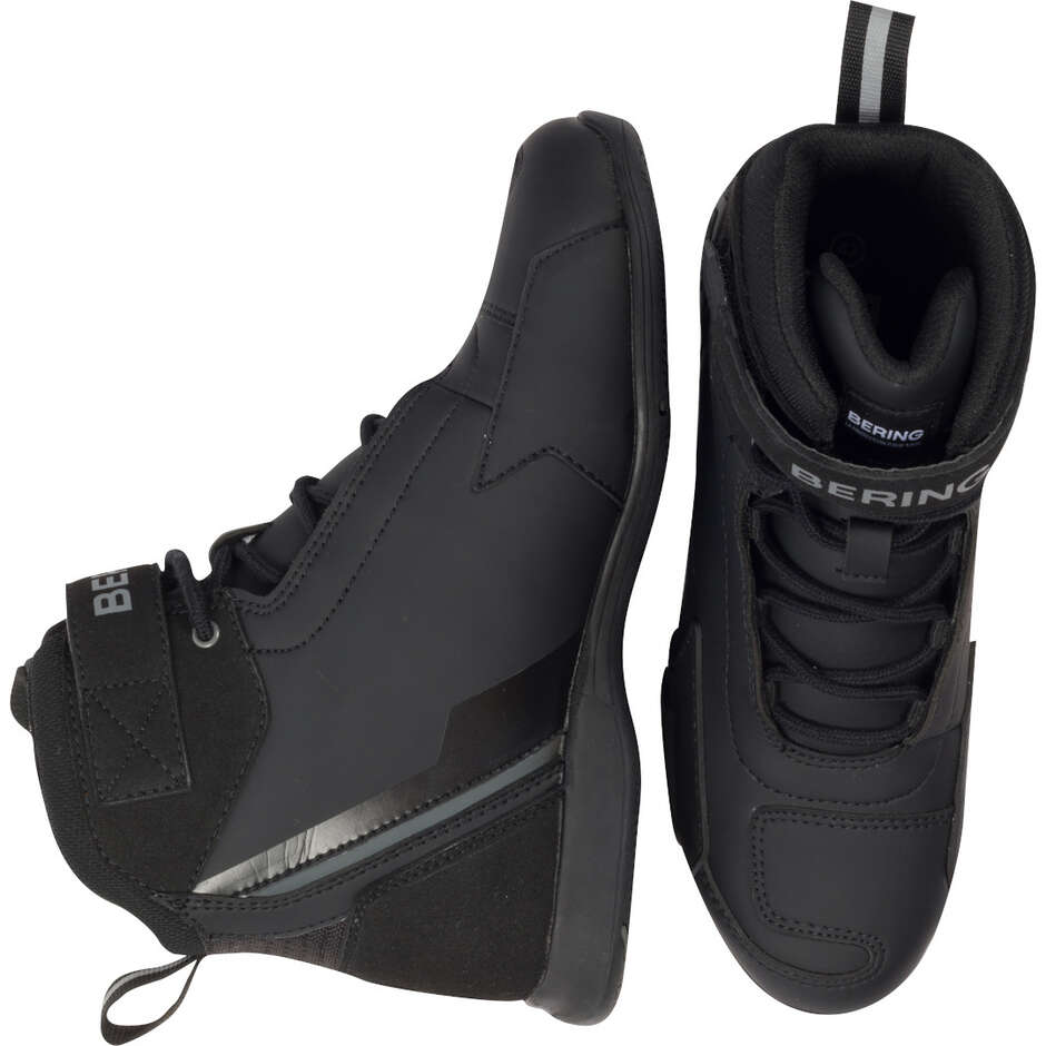 Bering JAG Motorcycle Shoes Black Grey