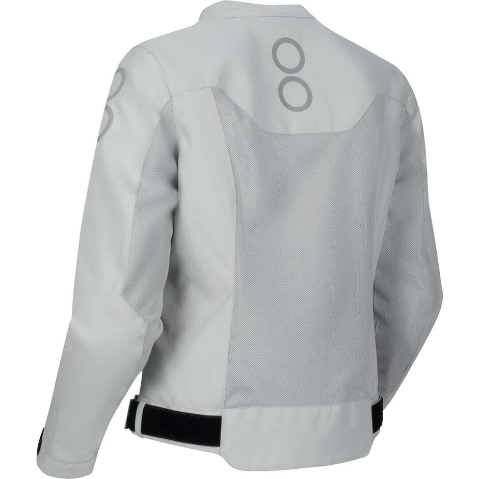 Bering LADY ALIAS Women's Motorcycle Jacket Light Grey