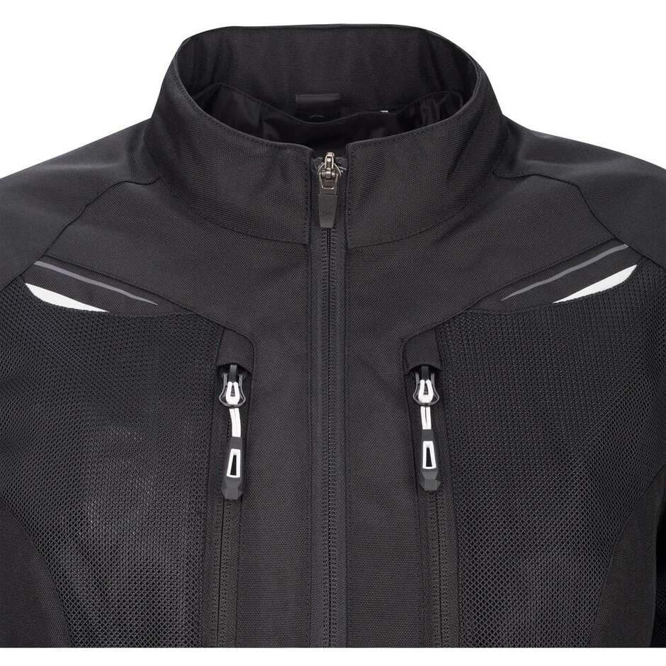 BERING LADY BRAZILIA Damen-Motorradjacke, Schwarz/Weiß