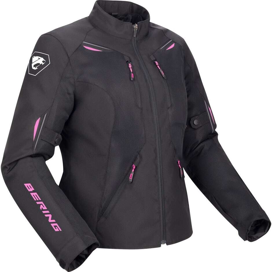 BERING LADY BRAZILIA Women's Motorcycle Jacket Black/Fuchsia