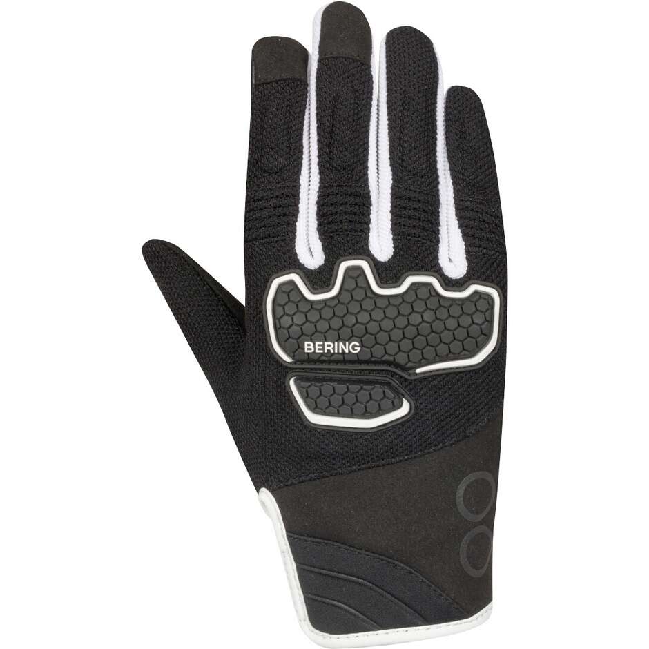 Bering LADY BREEZE Women's Motorcycle Gloves Black White