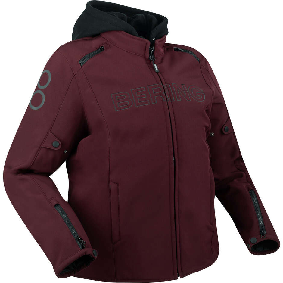 Bering LADY DAVIS Queen Size Plum Women's Motorcycle Jacket