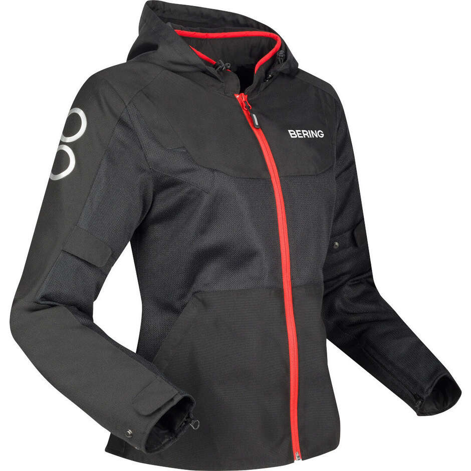 Bering LADY PROFIL Women's Motorcycle Jacket Black Red