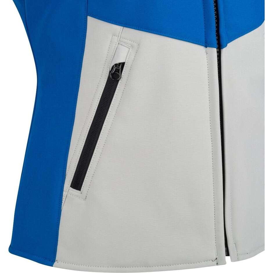 Bering LADY ROTOR Damen Motorradjacke Hellblau Grau