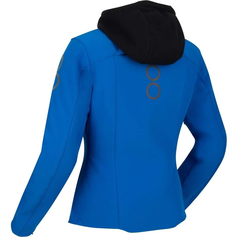Bering LADY ROTOR Women's Motorcycle Jacket Light Blue Grey