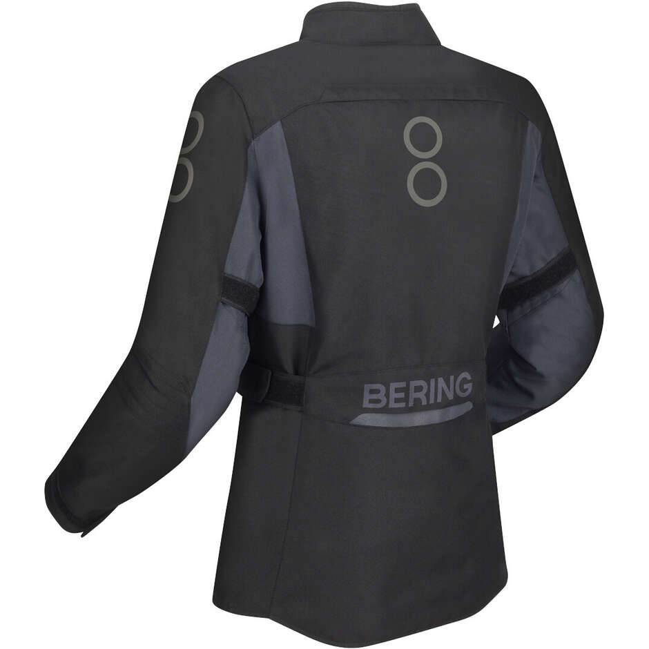 Bering LADY SIBERIA Damen Motorradjacke Schwarz Grau