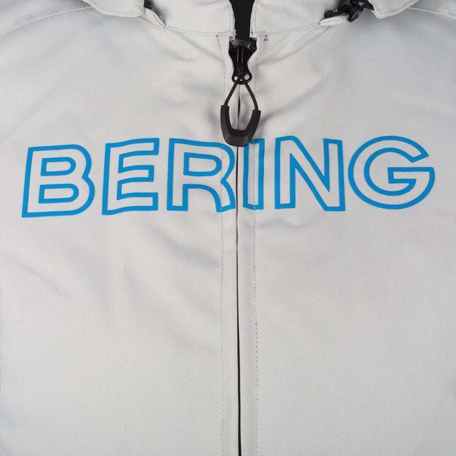Bering LADY WARWICK Women's Motorcycle Jacket Light Grey Blue