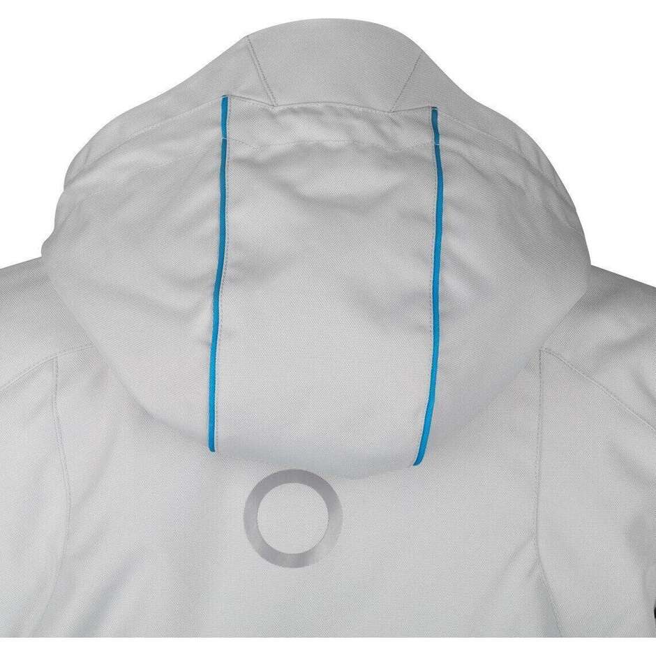 Bering LADY WARWICK Women's Motorcycle Jacket Queen Size Light Grey Blue