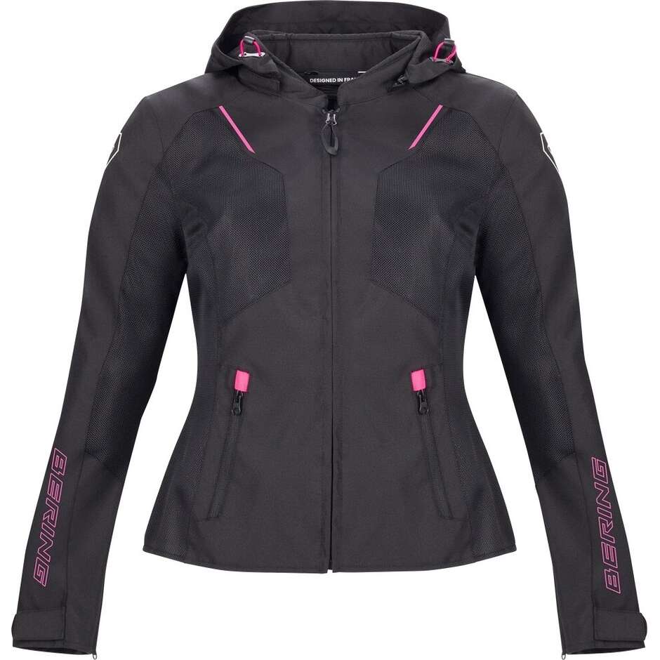 BERING LADY WING Women's Motorcycle Jacket Black/Fuchsia