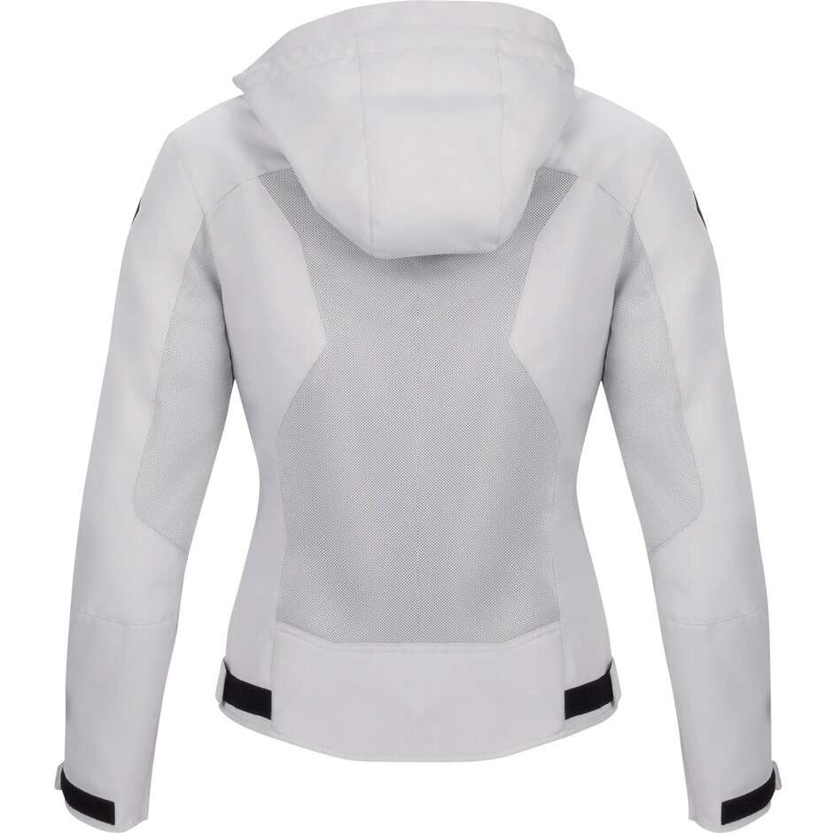 BERING LADY WING Women's Motorcycle Jacket, Grey/Black