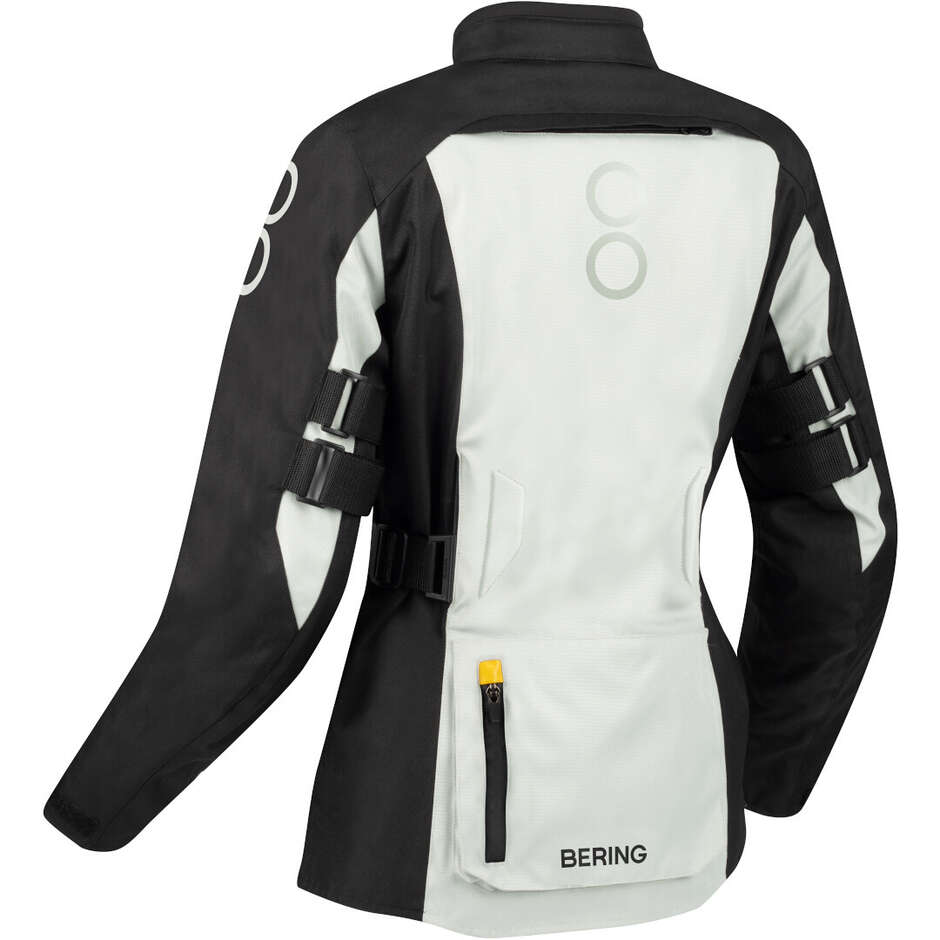 Bering LADY ZEPHYR Women's Motorcycle Jacket Black Grey Yellow