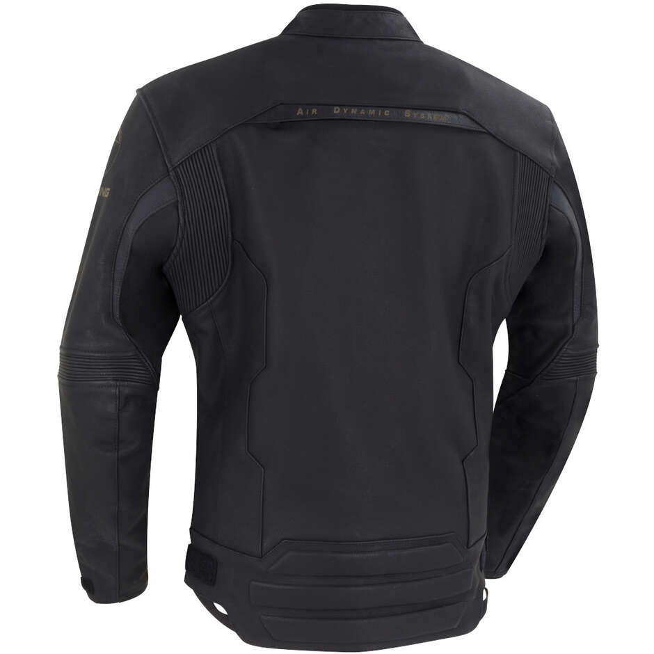 Bering MENDES Black Leather Motorcycle Jacket