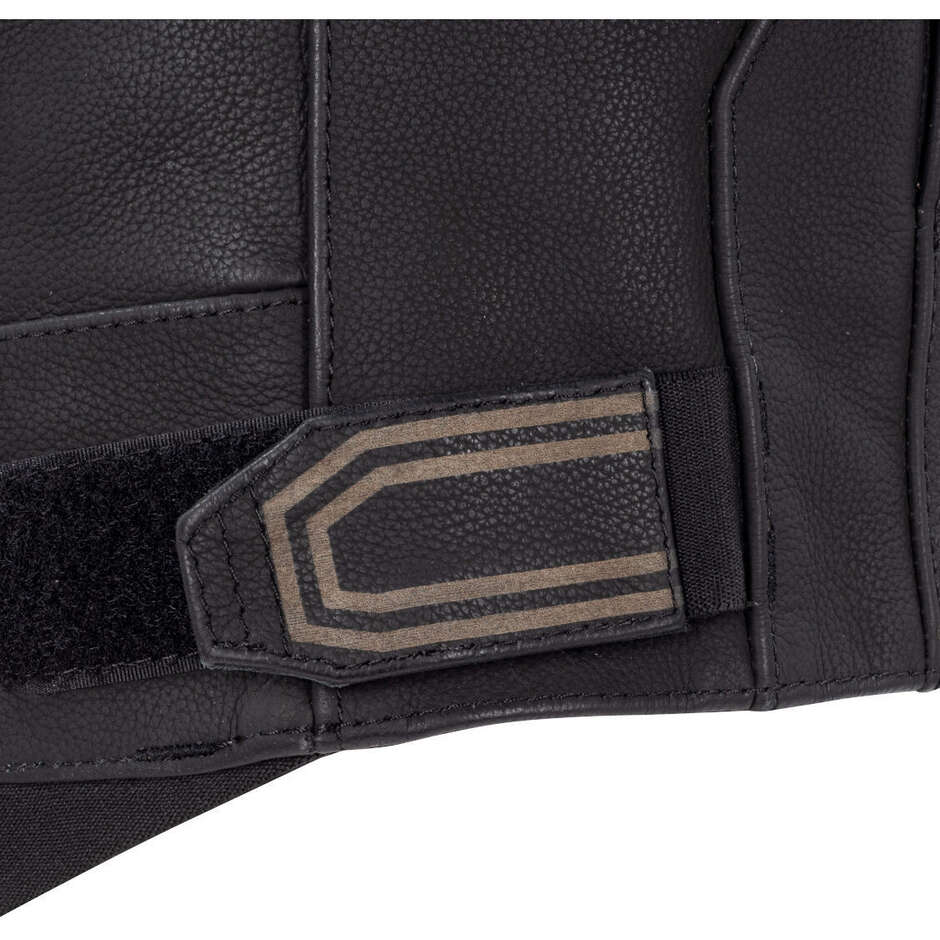 Bering MENDES Black Leather Motorcycle Jacket