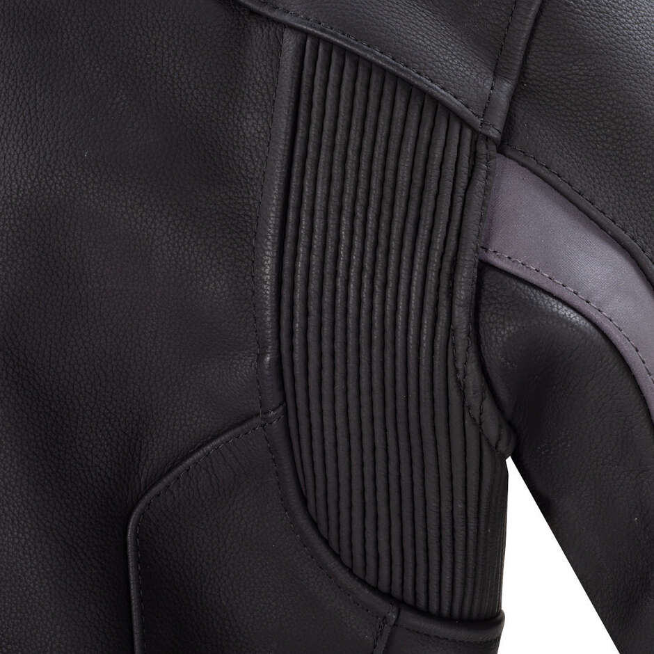 Bering MENDES Black Leather Motorcycle Jacket