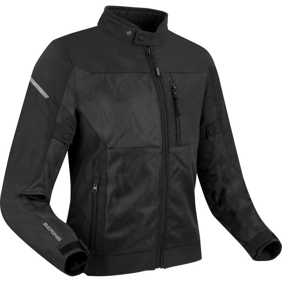 Bering OZONE Motorradjacke Schwarz