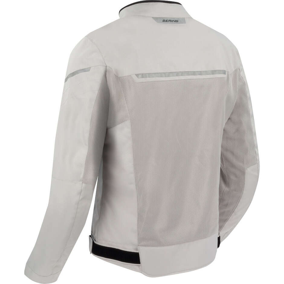 Bering OZONE Silver Motorcycle Jacket