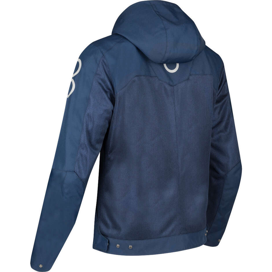 Bering PROFIL Navy Fluo Motorcycle Jacket