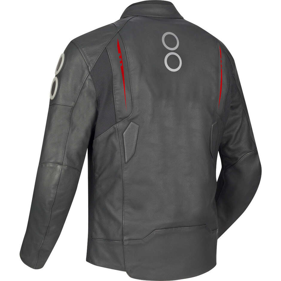 Bering RADIAL Motorcycle Jacket Black Red