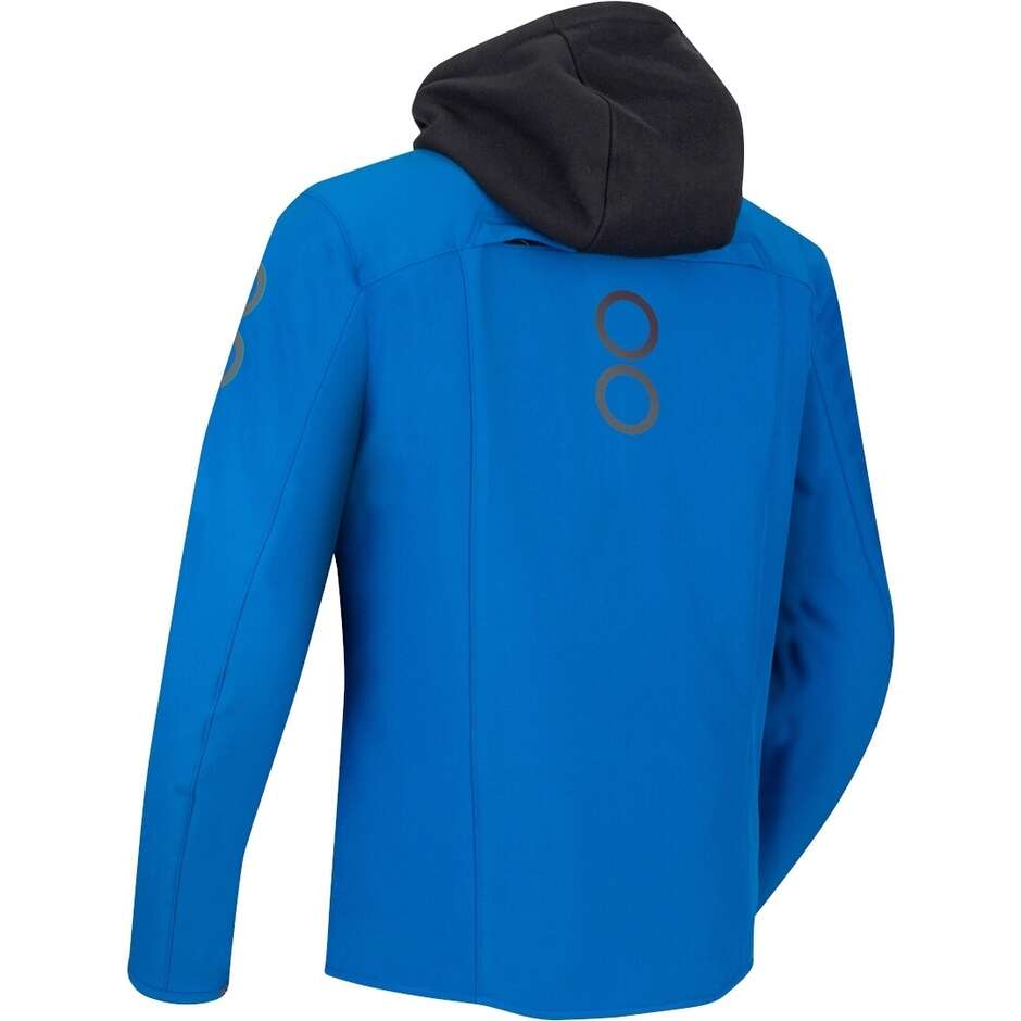 Bering ROTOR Motorcycle Jacket Light Blue Grey