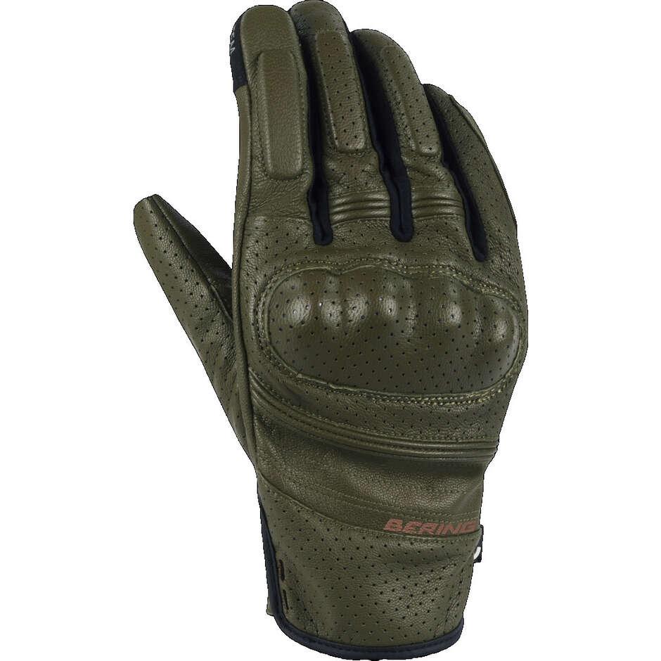 Bering SCORE Motorcycle Gloves Khaki