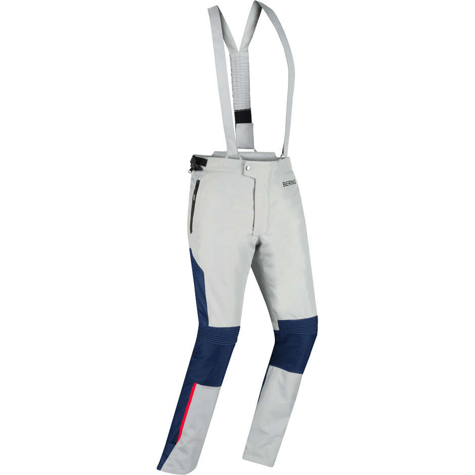 Bering SIBERIA Motorcycle Pants Grey Blue Red
