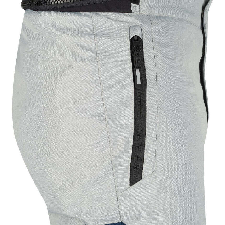 Bering SIBERIA Motorcycle Pants Grey Blue Red